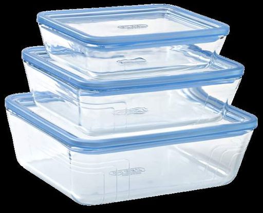 Форма з кришкою Pyrex Pure Glass, 24x19x8 см (2.6 л) (2043710)