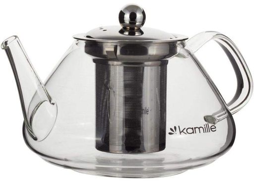 Чайник стеклянный заварочный со съемным ситечком (0782s) Kamille 450 мл kuh0006772 (2044538)