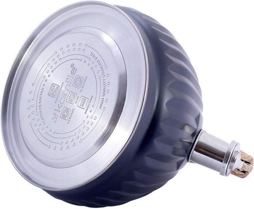 Чайник Whistling Kettle Black из нержавеющей стали со свистком Kamille Ø19х24,5 см kuh0006801 (2044566)