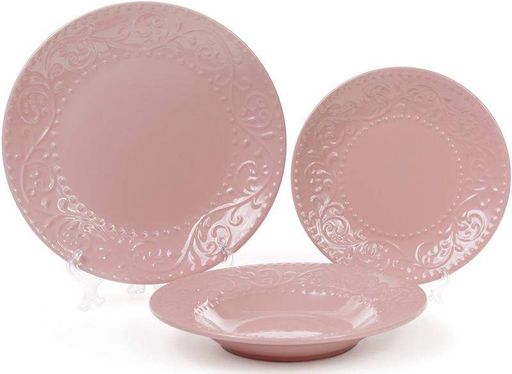 Набір 6 обідніх тарілок Leeds Ceramics, кам'яна кераміка BonaDi Ø27,5х3 см kuh0007033 (2044677)