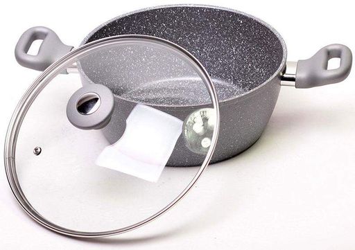 Каструля Grey Gotland із гранітним антипригарним покриттям Kamille Ø24 см kuh0007779 (2045198)
