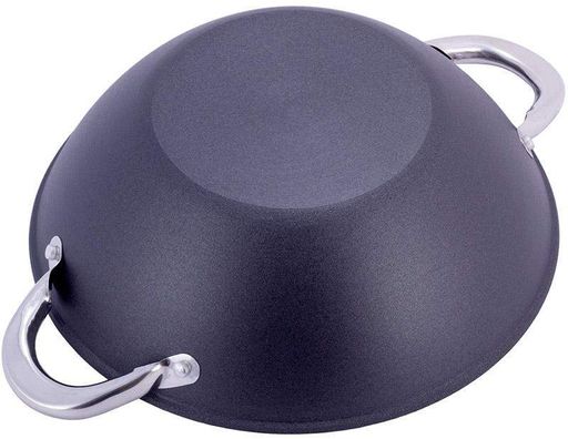 Котел чавунний "Wok", з антипригарним покриттям та аромо-кришкою Kamille Ø14,5хØ28х9,5 см kuh0007234 (2045230)