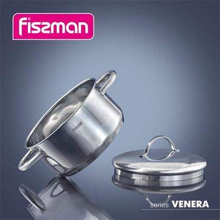 Кастрюля Venera индукционная со стальной крышкой Fissman Ø24х12 см kuh0007826 (2045351)