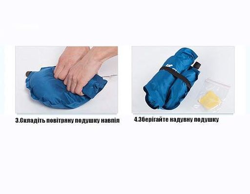 Надувная подушка-подголовник Chanodug  зеленый 39 x 22 см KT6000031 (2047189)