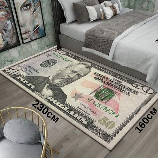 Стильний та зносостійкий килим для дому "50 доларів" 160х230 KT8000306 (2047641)