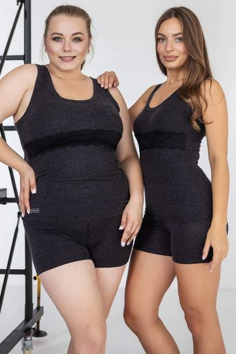 Термошорти TOTALFIT SoftWool з високою посадкою сірий TP12-V9 S (2048244)