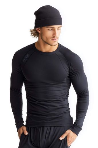 Мужской термолонгслив CARPATHIAN GLOW TOTALFIT черный TMR10-SG10 M (2048360)