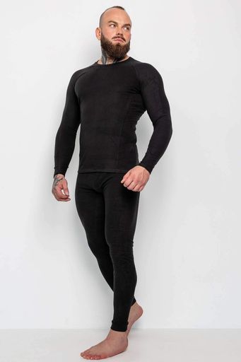 Мужской комплект термобелья из микрофлиса MAX-HEAT TOTALFIT черный TMK9-WZ10 M (2048427)