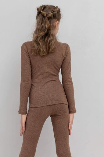 Комплект термобелья для девочек NORWAY TOTALFIT коричневый TKD3-W32 104-110 (2048443)