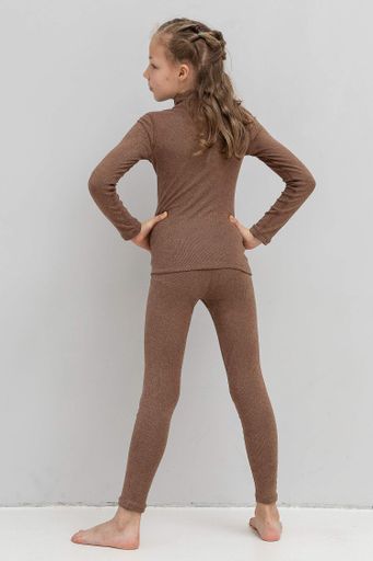 Комплект термобелья для девочек NORWAY TOTALFIT коричневый TKD3-W32 116-122 (2048447)