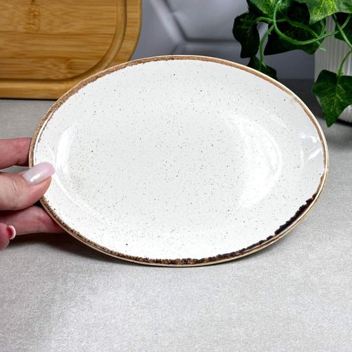 Тарілка овальна порцелянова Beige 18 см 112118/B Porland Seasons (2048785)