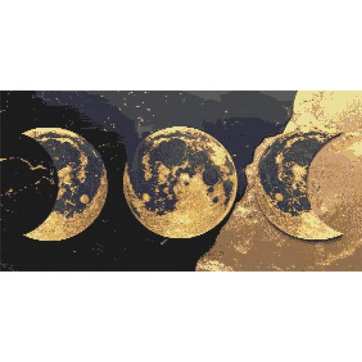 Алмазная мозаика "Космос. Луна" OD6005, 40х80 см (2048821)