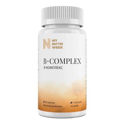 В комплекс My Nutri Week B-Complex 60 Caps (2048978)