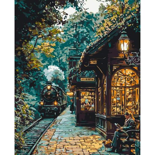 Картина за номерами "В очікуванні потягу" LW3494, 40х50 см (2048997)