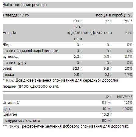 Pure Gold CollaGold Порошок коллагена 300 г Вкус Мохито (550355) (2049342)