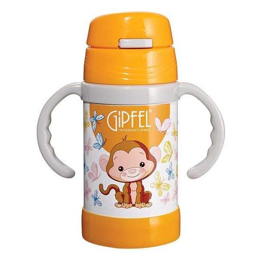 Вакуумний дитячий термос Gipfel CONTO жовтий 260 мл 8135 (2049647)