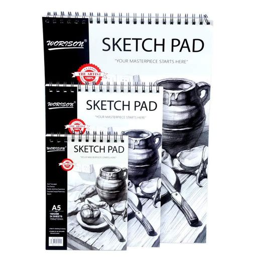 Альбом на пружині Worison Sketch Pad 24 аркуші 160г/м² формат А4 (2049680)
