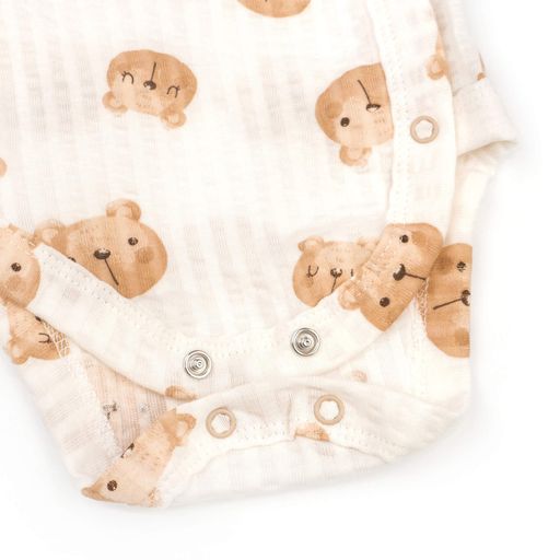 Боді Dexter`s для малюків довгі рукави застібка кнопки bears  56 см молочный (2049737)