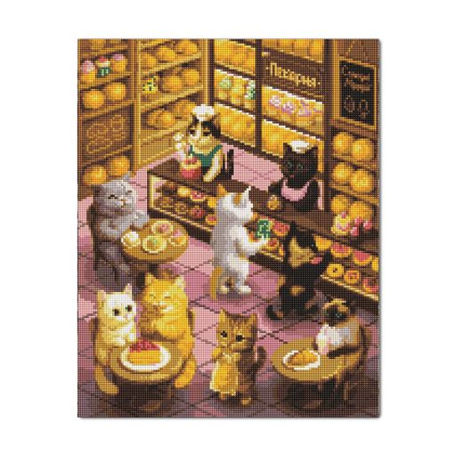Алмазна мозаїка «Коти в пекарні» (2050155)