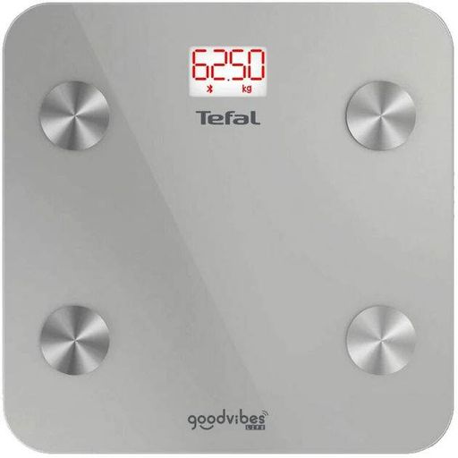 Ваги підлогові Goodvibes Life, 160кг, Bluetooth, AAAx3 в комплекті, скло, сірий Tefal teh0018009 (2050285)