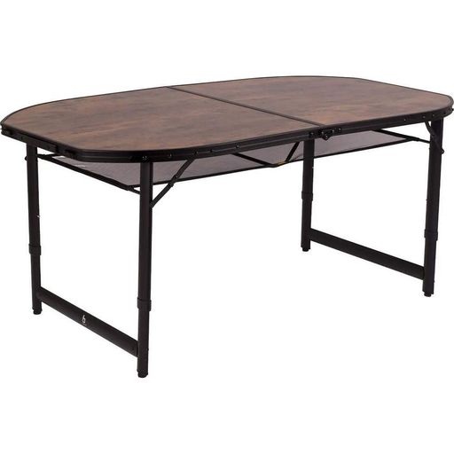 Стіл Bo-Camp Woodbine Oval 150x80 см Black/Wood look 1404230 DAS301532 (2050541)