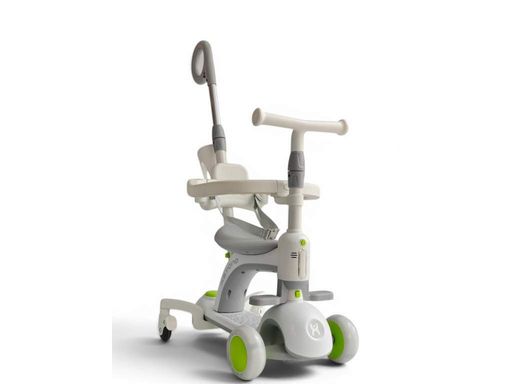 Детский самокат Xetong Wide,Коричневый, с сиденьем, родительской ручкой, бортиками и козырьком, музыкой и подсветкой, от 1 года (2050831)