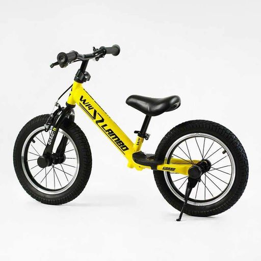 Велобіг дитячий Corso Lambo 14'' для дітей 3-5 років 90-115 см біговел надувні колеса регульоване сидіння сталевий рама гальмо (2051626)