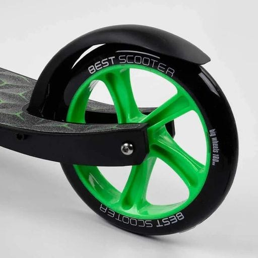 Двоколісний самокат "Best Scooter" для дітей та підлітків 200 мм колеса PU регульоване кермо амортизація до 100 кг (2052435)