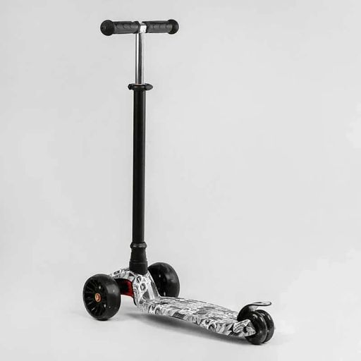 Трехколесный самокат MAXI S от Best Scooter с регулируемым рулем, светящимися колесами, легкий дизайн для (2052477)