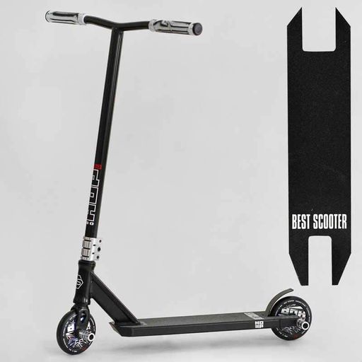 Трюковий самокат Best Scooter HOP з HIC-системою алюмінієва дека колеса PU 120мм ширина керма 58 см для трюків (2052514)