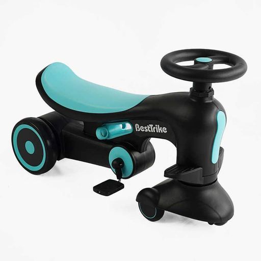 Велосипед-толокар для дітей Best Trike з батьківською ручкою легкий з поліуретановими колесами (2053018)
