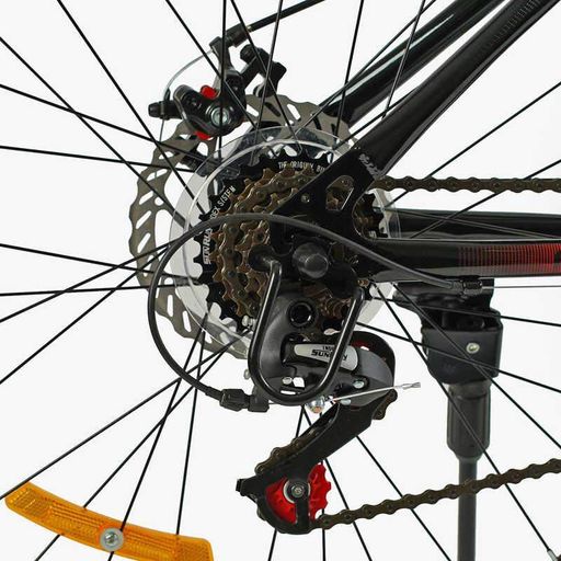 Спортивный велосипед горный 26" Corso Skywalker рама 15" сталь дисковые тормоза 21 скорость, рост 140-155 см (2053471)