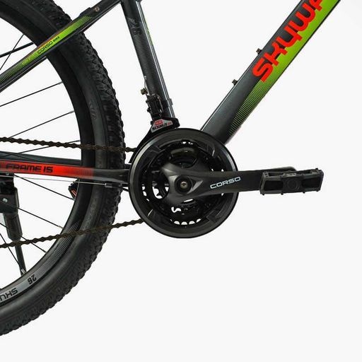 Спортивный велосипед горный 26" Corso Skywalker рама 15" сталь дисковые тормоза 21 скорость, рост 140-155 см (2053473)