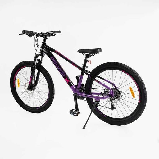 Спортивний велосипед гірський 26" CORSO X-POWER алюмінієва рама 13" швидкості 24 для підлітків зріст 135-150 см (2053479)