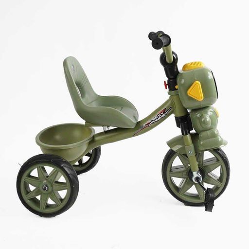Триколісний велосипед для дітей Best Trike сталева рама сидіння зі спинкою  музична іграшка (2053531)