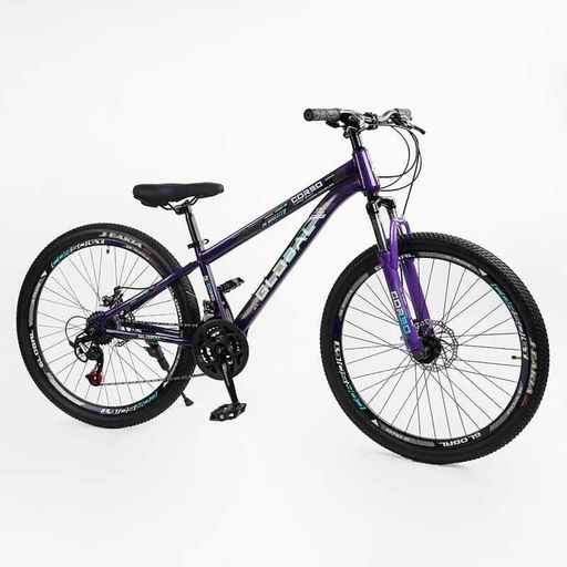 Спортивний велосипед гірський 26" Corsо GLOBAL сталева рама 13" швидкості 21 для підлітків зріст 135-150 см (2053573)