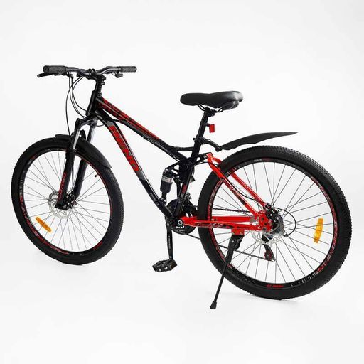 Спортивний велосипед гірський 27.5" Corso Rend рама 15" сталь двопідвісна амортизація 21 швидкість зріст 150-165 см (2053590)