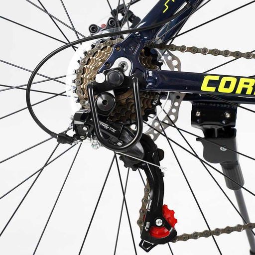 Спортивный велосипед горный 29" Corso Dark-X рама 19" алюминий дисковые тормоза 21 скорость рост 172 -180 см (2053659)