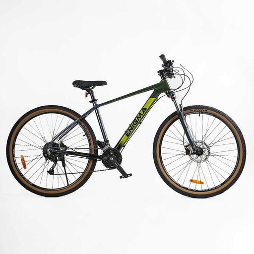 Спортивный велосипед горный 29" Corso Enigma рама 21" алюминий гидравлический тормоз 27 скоростей, 180-195 см (2053770)