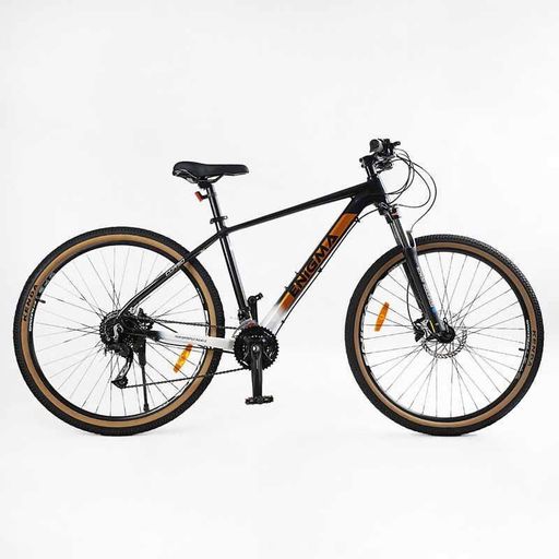 Спортивный велосипед горный 29" Corso Enigma рама 21" алюминий гидравлический тормоз 27 скоростей, 180-195 см (2053772)
