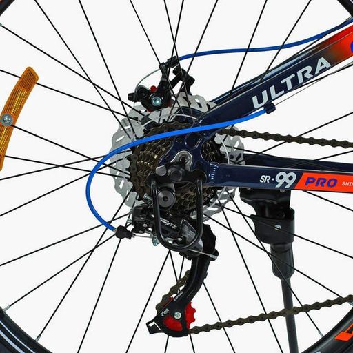 Спортивний велосипед гірський 26" CORSO ULTRA алюмінієва рама 13" швидкості 21 для підлітків зріст 135-150 см (2053776)