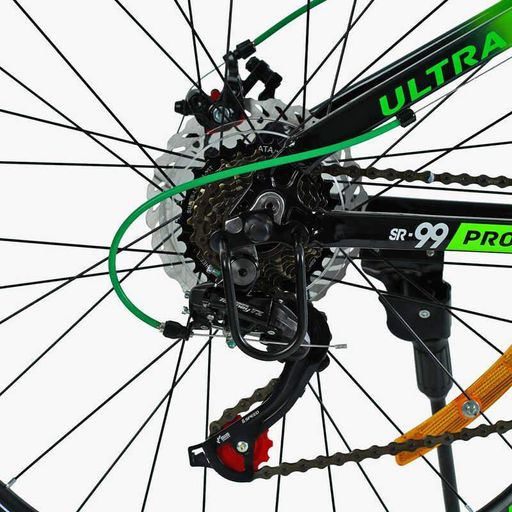 Спортивний велосипед гірський 26" CORSO ULTRA алюмінієва рама 13" швидкості 21 для підлітків зріст 135-150 см (2053782)