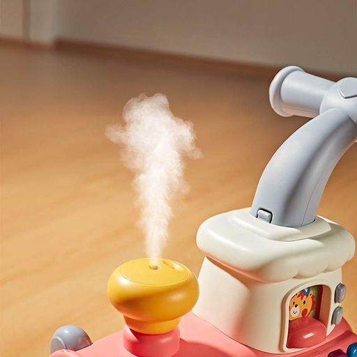 Ходунки-каталка Baby Walker Train 5 в 1 з піаніно підсвіткою звуком потяга годинником та сортером для дітей (2054026)