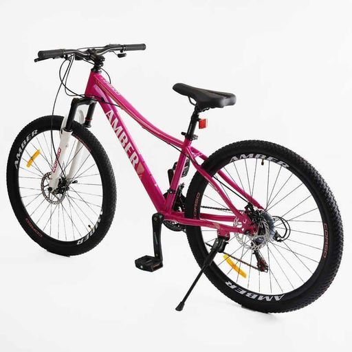 Спортивний велосипед Corso Amber 27.5" сталева рама 15" 21 швидкість амортизація дискове гальмо, 140-155 см (2054345)