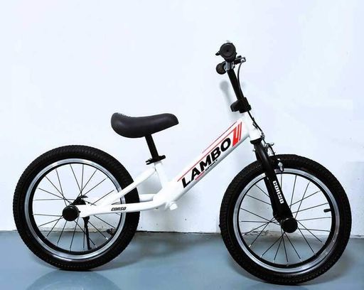 Велобіг дитячий CORSO LAMBO 16'' для дітей 4-6 років 100-120 см біговел з сталевою рамою ручним гальмом та дзвоником (2054891)