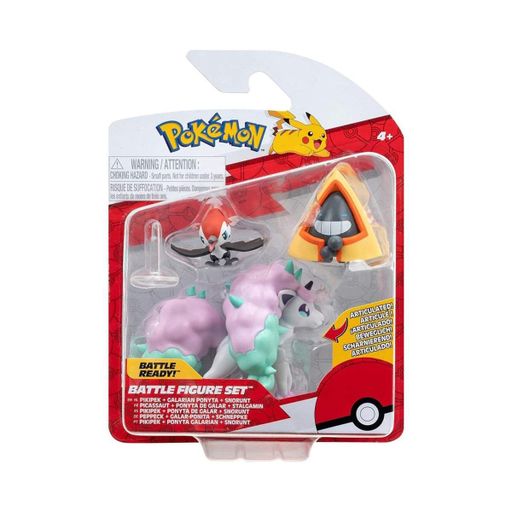 Набір ігрових фігурок Pokemon W17 - Снорант, Пікіпек, Поніта (PKW3053) (2055178)
