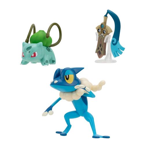 Набір ігрових фігурок Pokemon W19 - Хонедж, Бульбазавр, Фрогадир (PKW3599) (2055191)