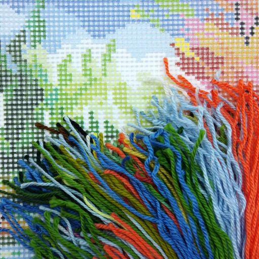 Вишивка напівхрестиком 40×40 см «Багряна осінь», «Чарівниця», V-119 (2055590)