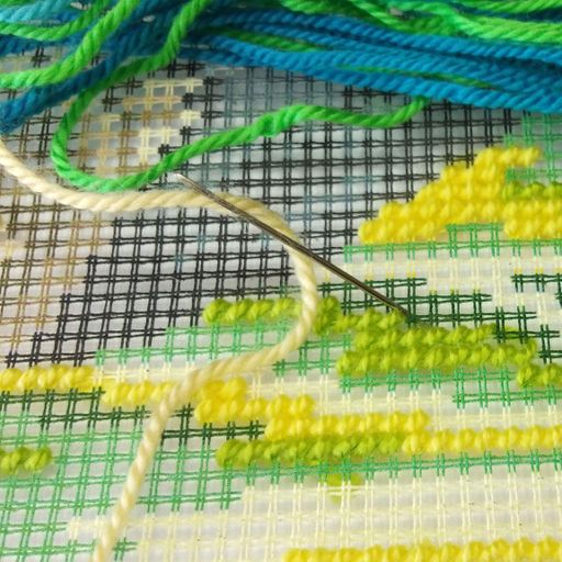 Вишивка напівхрестиком 40×40 см «Панда», «Чарівниця», V-339 (2055818)