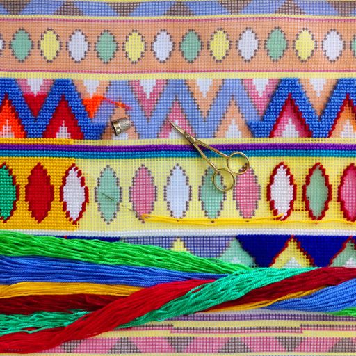 Вишивка напівхрестиком 40×40 см «Мексика», «Чарівниця», V-440 (2055855)